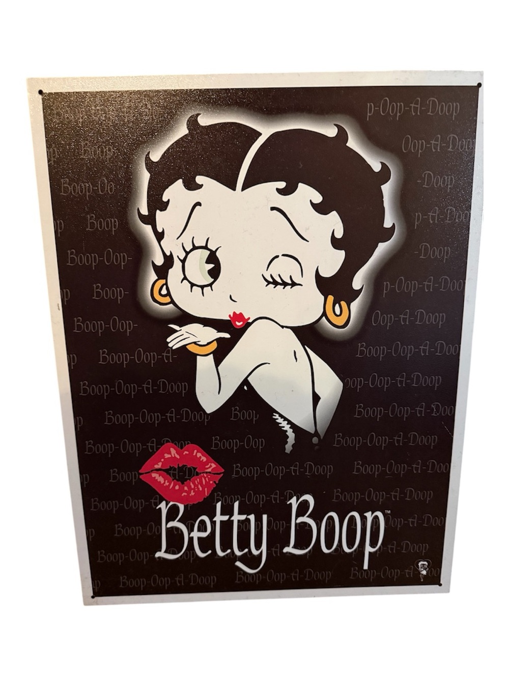 Betty Boop Metal Sign Decor